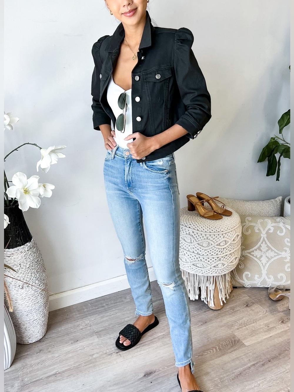 Mother Stunner Ankle Indigo Jeans 30